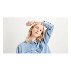 Levi's Commuter Olsen Utility Shirt Femme Bleu Denim -Patago Vetements Magasin 22652.00.06 2
