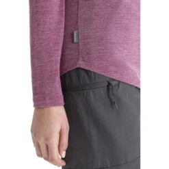 Icebreaker Sphere II Long Sleeve Tee Femme Violet -Patago Vetements Magasin main 0A56EJ794 5 1 e9d4