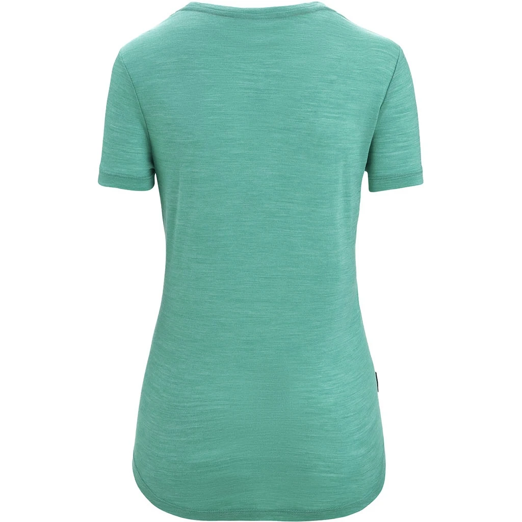 Icebreaker Sphere II Short Sleeve Scoop Tee Femme Turquoise 4 Icebreaker Sphere II Short Sleeve Scoop Tee Femme Turquoise – Image 2