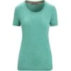 Icebreaker Sphere II Short Sleeve Scoop Tee Femme Turquoise -Patago Vetements Magasin main 0A56EY832 front 1 eb0e