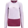 Icebreaker 125 Zoneknit Long Sleeve Crewe Femme Violet -Patago Vetements Magasin main 0A56H4823 front 1 7707
