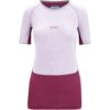 Icebreaker 125 Zoneknit Short Sleeve Crewe Femme Violet -Patago Vetements Magasin main 0A56H8823 front 1 1 fdab