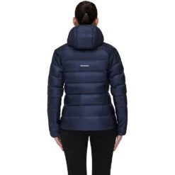 Mammut Taiss In Hooded Jacket Women Femme Bleu Marine -Patago Vetements Magasin main 1013 02710 5975 mod back 40f3
