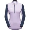 Mammut Aenergy Ml Half Zip Pull Women Femme Violet -Patago Vetements Magasin main 1016 01110 6430 main b3fc