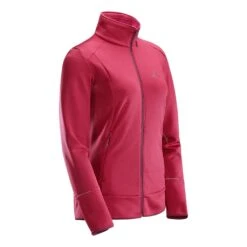 Salomon Discovery Full Zip Femme Framboise -Patago Vetements Magasin main 190781 126062 3 862a