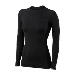 Falke Wool-Tech Long Sleeve Shirt Femme Noir