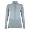 Salewa Zebru Med Warm Amr 1/2 Zip Tee Femme