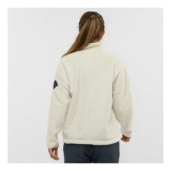 Salomon Snowshelter Teddy Half Zip Femme Blanc -Patago Vetements Magasin main 289721 183109 4 00be