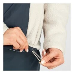 Salomon Snowshelter Teddy Half Zip Femme Blanc -Patago Vetements Magasin main 289721 183113 8 69bd