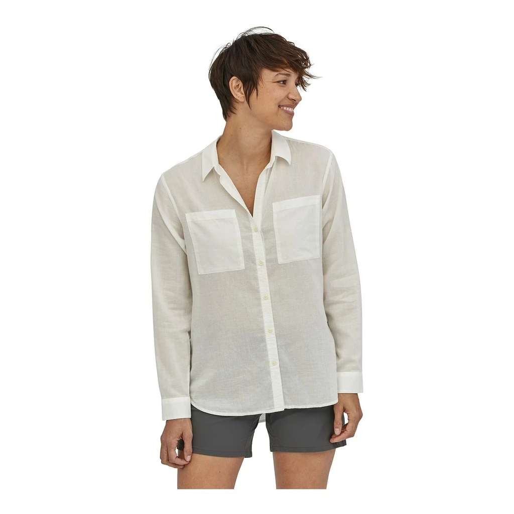 Patagonia Lightweight A/C Buttondown Femme Blanc 5 Patagonia Lightweight A/C Buttondown Femme Blanc – Image 3
