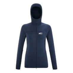 Millet Fusion Grid Hoodie Femme Bleu Marine