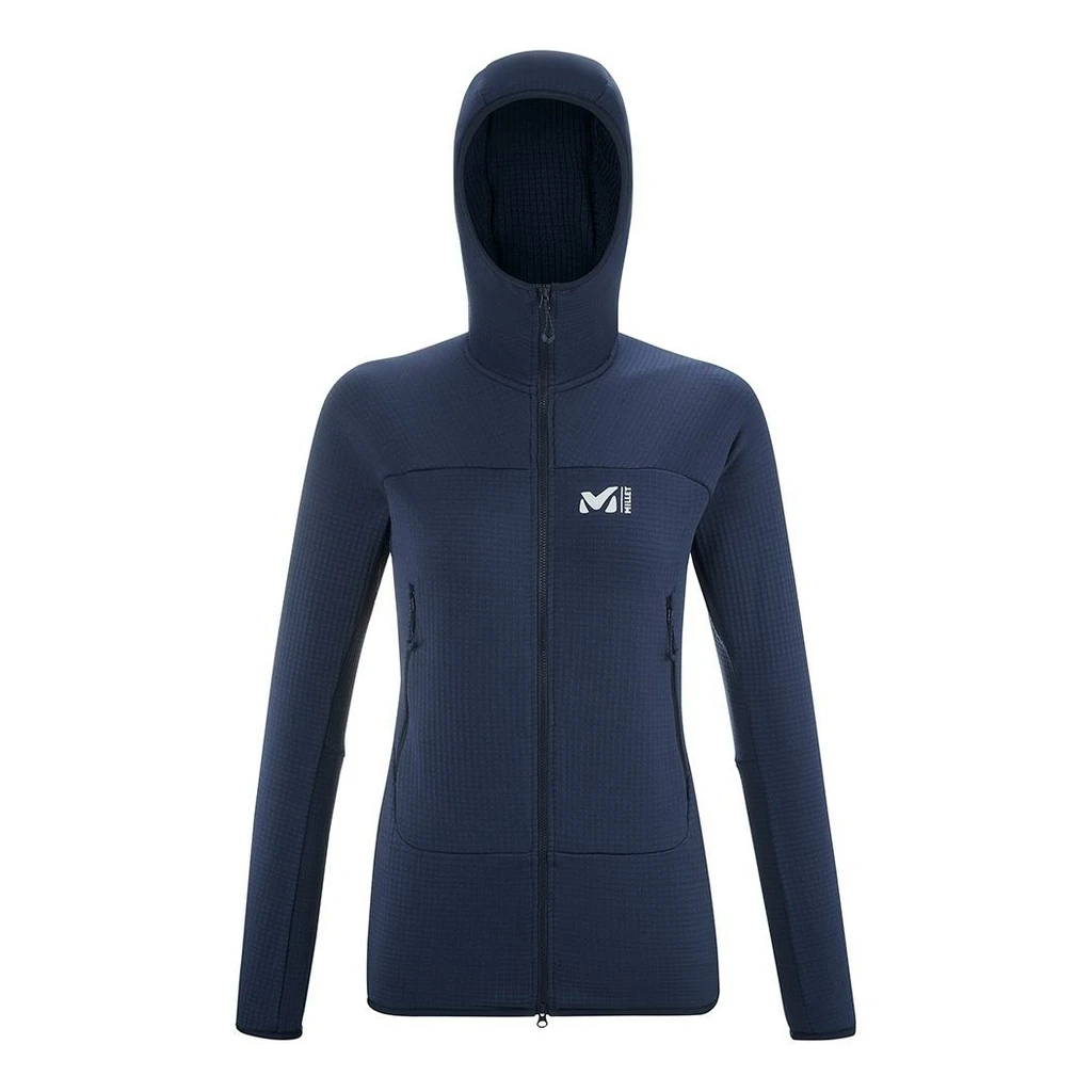 Millet Fusion Grid Hoodie Femme Bleu Marine 3 Millet Fusion Grid Hoodie Femme Bleu Marine