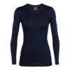 Icebreaker 200 Oasis Long Sleeve Crewe Femme Bleu Foncé -Patago Vetements Magasin main 320039 205316 1 bba7