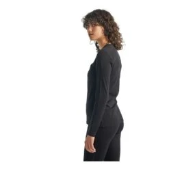 Icebreaker 200 Oasis Long Sleeve Crewe Femme Noir -Patago Vetements Magasin main 320045 205326 3 78d2
