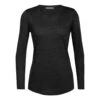 Icebreaker Sphere Long Sleeve Low Crewe Femme Noir -Patago Vetements Magasin main 320551 205605 1 acb3