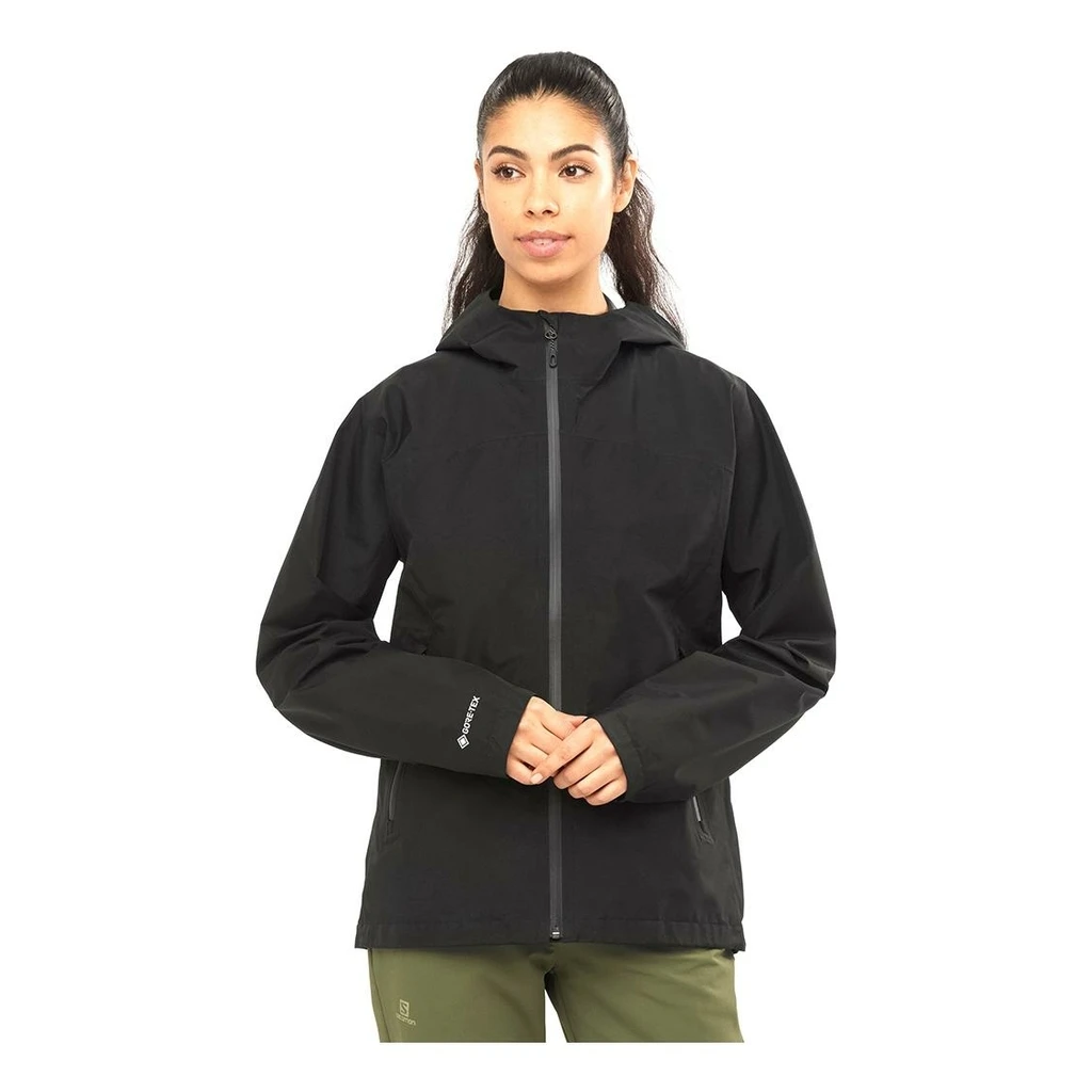 Salomon Outline Gore-Tex 2.5L Jacket Femme Noir 8 Salomon Outline Gore-Tex 2.5L Jacket Femme Noir – Image 6