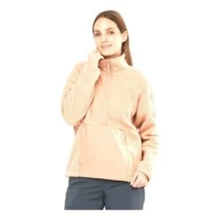 Salomon Snowshelter Teddy Femme Pêche -Patago Vetements Magasin main 325239 208466 3 40d7