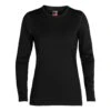 Icebreaker 260 Tech Long Sleeve Crewe Femme Noir -Patago Vetements Magasin main 326037 209227 1 8962