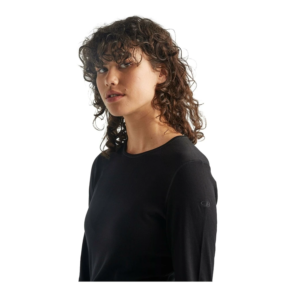 Icebreaker 260 Tech Long Sleeve Crewe Femme Noir 4 Icebreaker 260 Tech Long Sleeve Crewe Femme Noir – Image 2