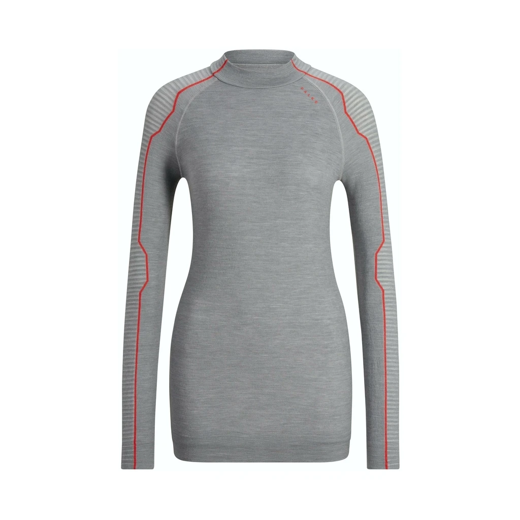 Falke Wool-Tech Long Sleeve Shirt Trend Femme Gris 3 Falke Wool-Tech Long Sleeve Shirt Trend Femme Gris