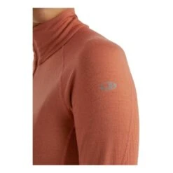 Icebreaker 260 Zone Long Sleeve Half Zip Femme Orange 11 Icebreaker 260 Zone Long Sleeve Half Zip Femme Orange -Patago Vetements Magasin main 332707 214157 3 0e37