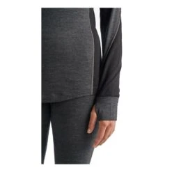 Icebreaker 260 Zone Long Sleeve Crewe Femme Gris -Patago Vetements Magasin main 334541 215261 4 539e