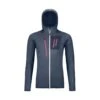 Ortovox Fleece Grid Hoody Femme Bleu Nuit -Patago Vetements Magasin main 336661 217559 1 b42b