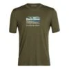 Icebreaker Tech Lite II Short Sleeve Tee Trailhead Homme Vert -Patago Vetements Magasin main 347021 226373 1 b4c0