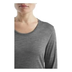 Icebreaker Sphere II Long Sleeve Tee Femme Gris -Patago Vetements Magasin main 347355 226651 2 1796