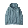 Patagonia Pastel P-6 Label Ahnya Full-Zip Hoodie Femme Bleu -Patago Vetements Magasin main 39561 BEBL 0996