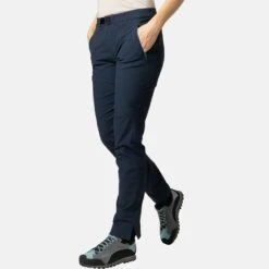 Odlo Pantalon Ascent Femme Bleu Marine -Patago Vetements Magasin main 560491 20731 Model Front Crop 5260
