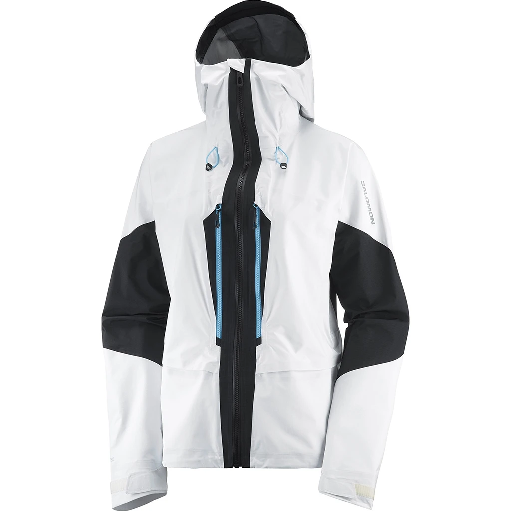Salomon Mountain Gore-Tex 3L Jacket Femme Blanc Et Noir 3 Salomon Mountain Gore-Tex 3L Jacket Femme Blanc Et Noir