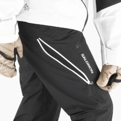 Salomon Mountain Gore-Tex 3L Pants Femme Noir 14 Salomon Mountain Gore-Tex 3L Pants Femme Noir -Patago Vetements Magasin main LC1826100 6 MOD mtngoretex3lpants deepblackwhite venting w.png.high res fb7f