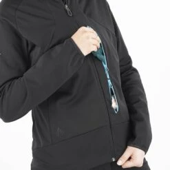 Salomon Mountain Gore-Tex Softshell Jacket Femme Noir 15 Salomon Mountain Gore-Tex Softshell Jacket Femme Noir -Patago Vetements Magasin main LC1841300 4 MOD mtngtxsoftshelljkt deepblackbluefish 3zipper w.png.high re 5af9