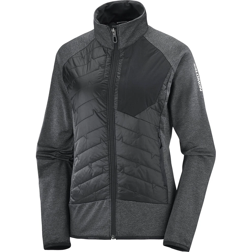 Salomon Mountain Hybrid Midlayer Femme Noir 3 Salomon Mountain Hybrid Midlayer Femme Noir