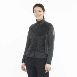 Salomon Mountain Hybrid Midlayer Femme Noir 13 Salomon Mountain Hybrid Midlayer Femme Noir -Patago Vetements Magasin main LC1842600 0 MOD mtnhybridmidlayer deepblack ski w.png.high res face