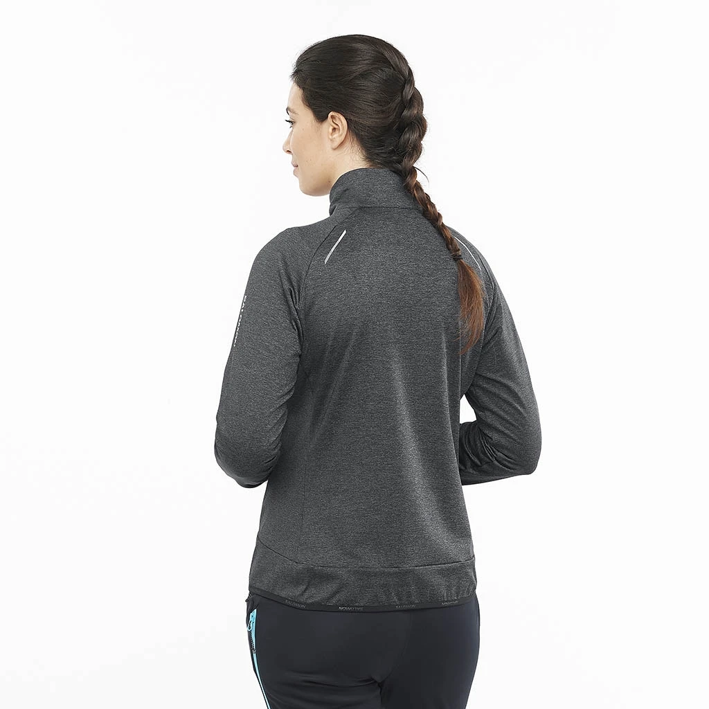 Salomon Mountain Hybrid Midlayer Femme Noir 6 Salomon Mountain Hybrid Midlayer Femme Noir – Image 4