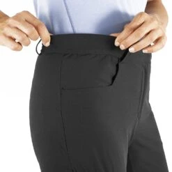 Salomon Wayfarer Pants Femme Noir -Patago Vetements Magasin main LC1861200 4 MOD wayfarerpants deepblack elasticwaistband w 3725