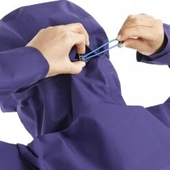 Salomon Outline Gore-Tex Hybrid Jacket Femme -Patago Vetements Magasin main LC1927200 8 MOD outlinegtxhybridjkt astralauranauticalblue hoodadjustment b962