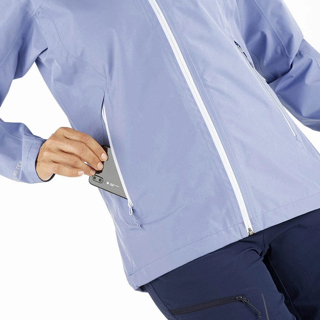 Salomon Outline Gore-Tex 2.5L Jacket Femme Mauve – Image 5