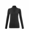 Millet Drynamic Soft Long Sleeve 1/2 Zip Femme Noir -Patago Vetements Magasin main MIV9919 0247 C3H 0 9900