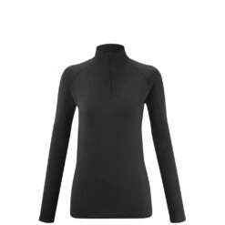 Millet Drynamic Soft Long Sleeve 1/2 Zip Femme Noir