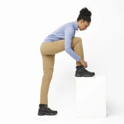 Salomon Outrack Full Zip Mid Femme Bleu -Patago Vetements Magasin main Outdoor 11 Women Front SS23.high res 5669